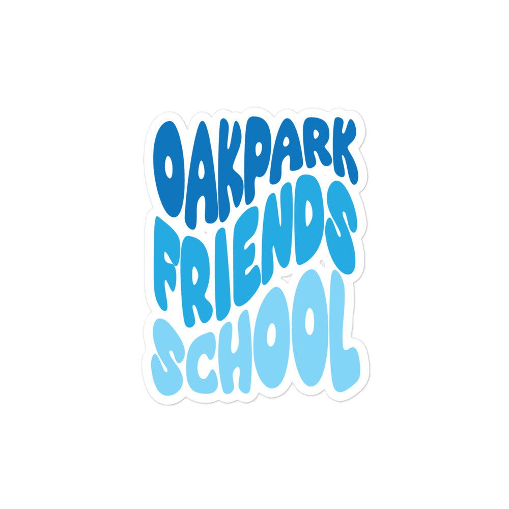 OPFS Wave Sticker - Blues