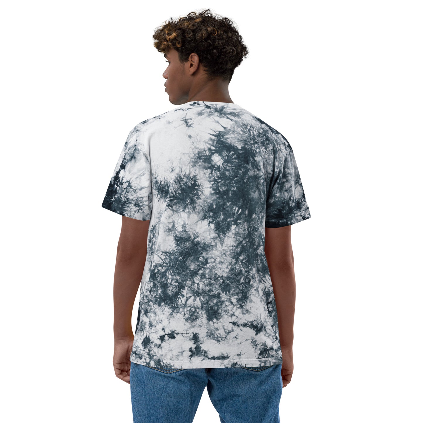 OPFS Oversized Tie-Dye Embroidered Tee