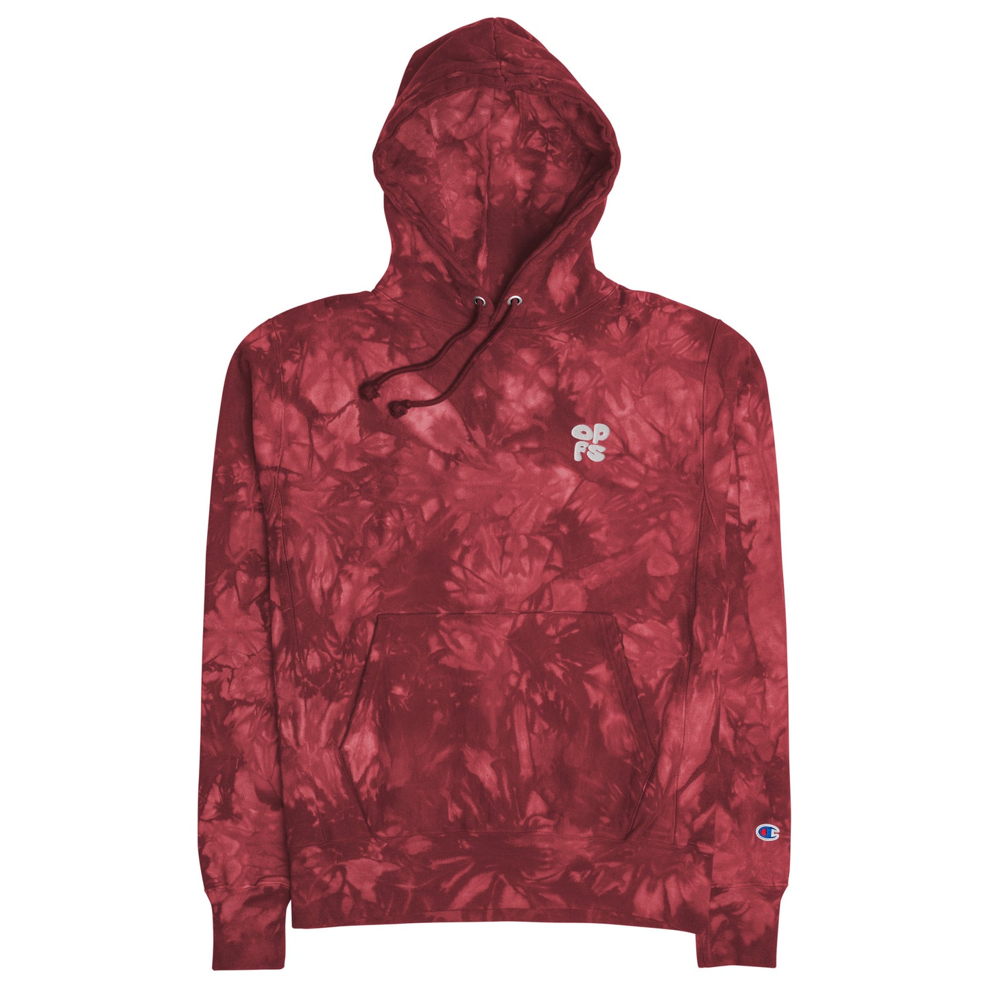 OPFS Unisex Tie-Dye Embroidered Hoodie