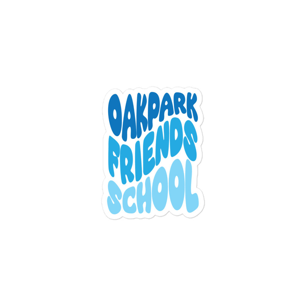 OPFS Wave Sticker - Blues
