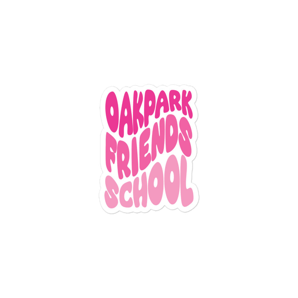 OPFS Wave Sticker - Pink