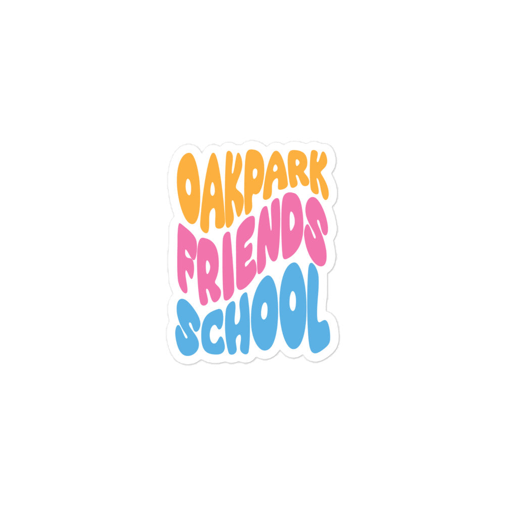 OPFS Wave Sticker - Sherbert