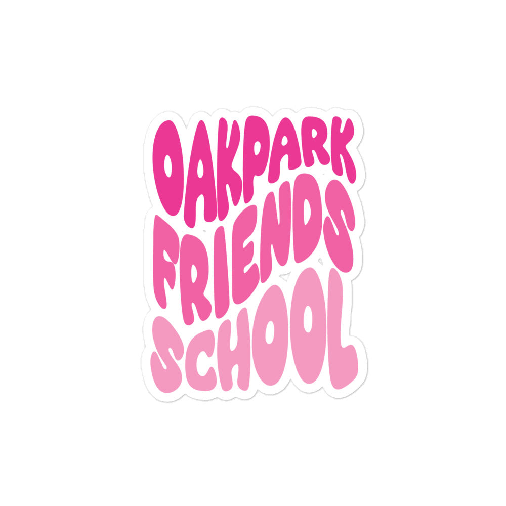 OPFS Wave Sticker - Pink