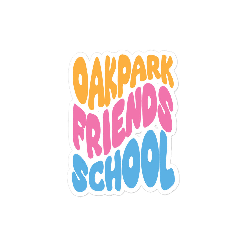 OPFS Wave Sticker - Sherbert