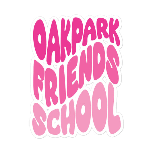 OPFS Wave Sticker - Pink
