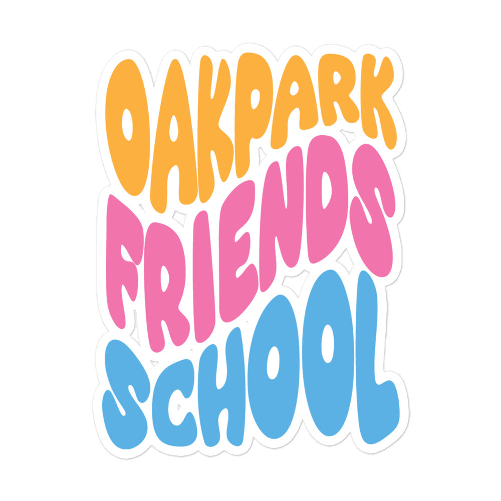 OPFS Wave Sticker - Sherbert