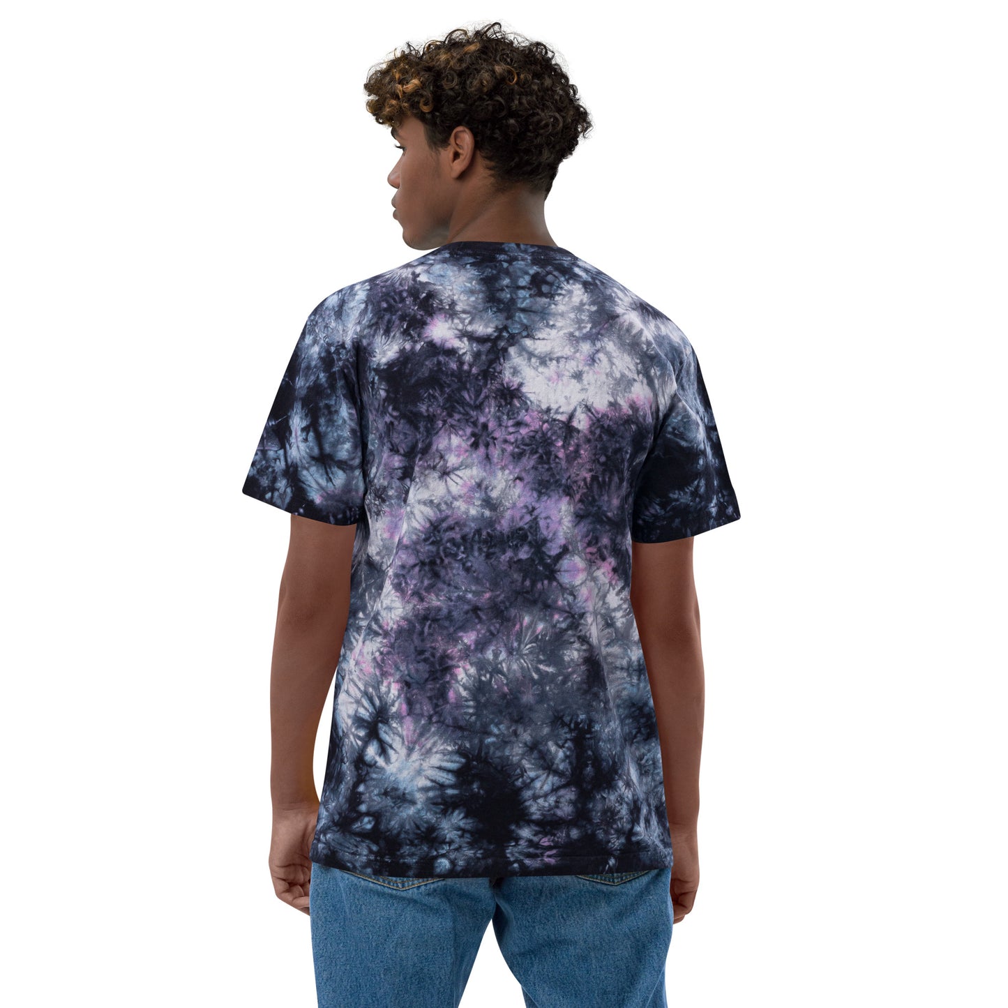 OPFS Oversized Tie-Dye Embroidered Tee
