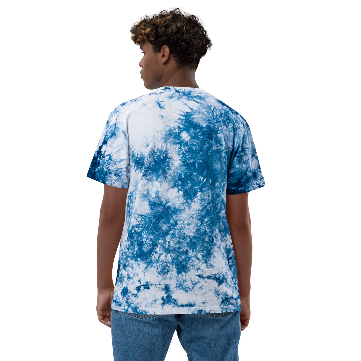 OPFS Oversized Tie-Dye Embroidered Tee