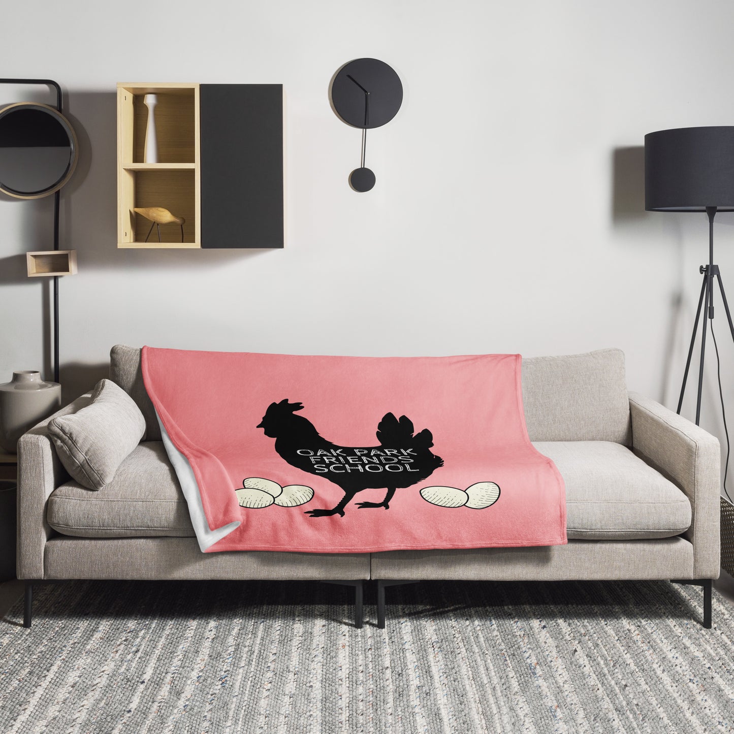 OPFS Chicken Throw Blanket