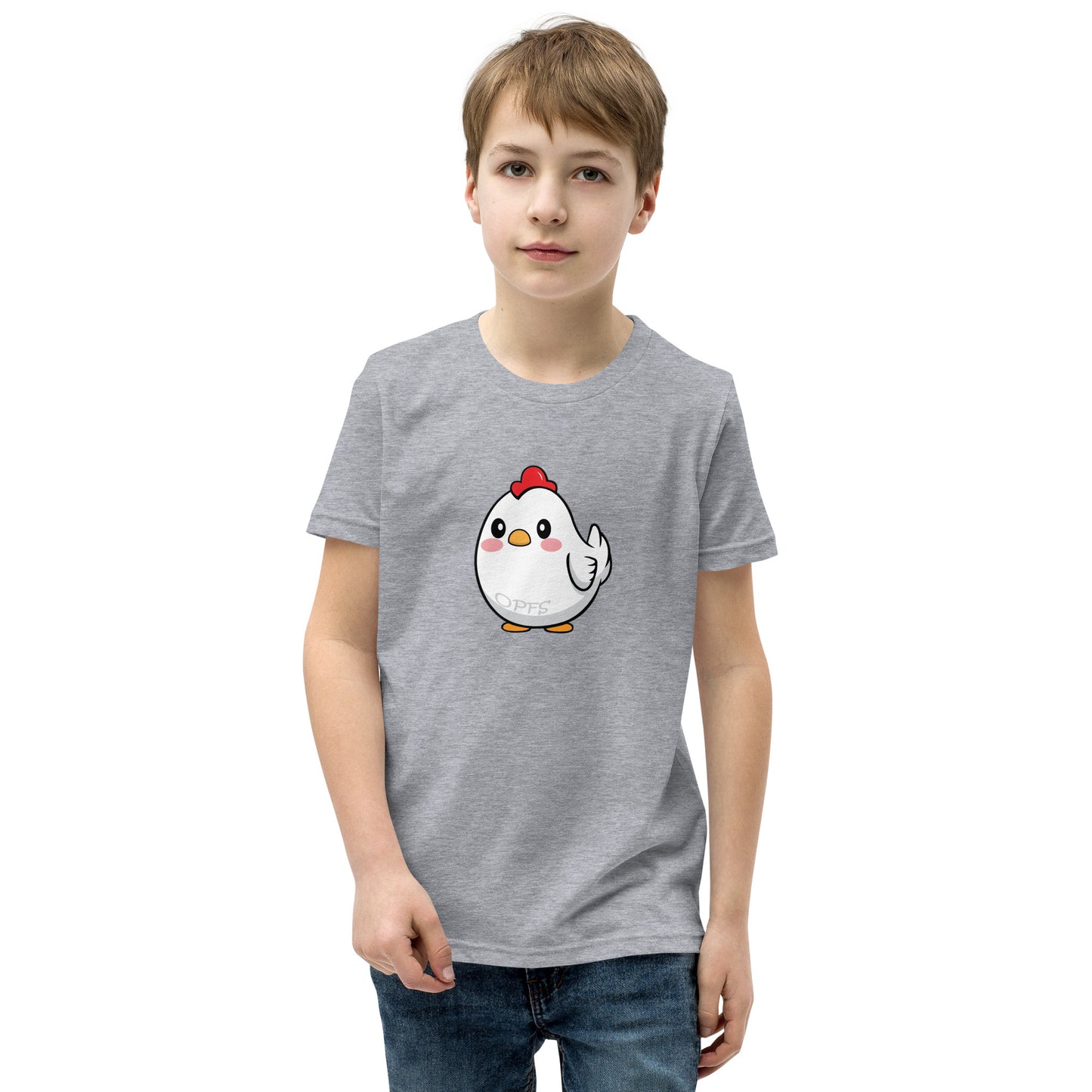 Youth Short Sleeve Cartoon Chick Tee