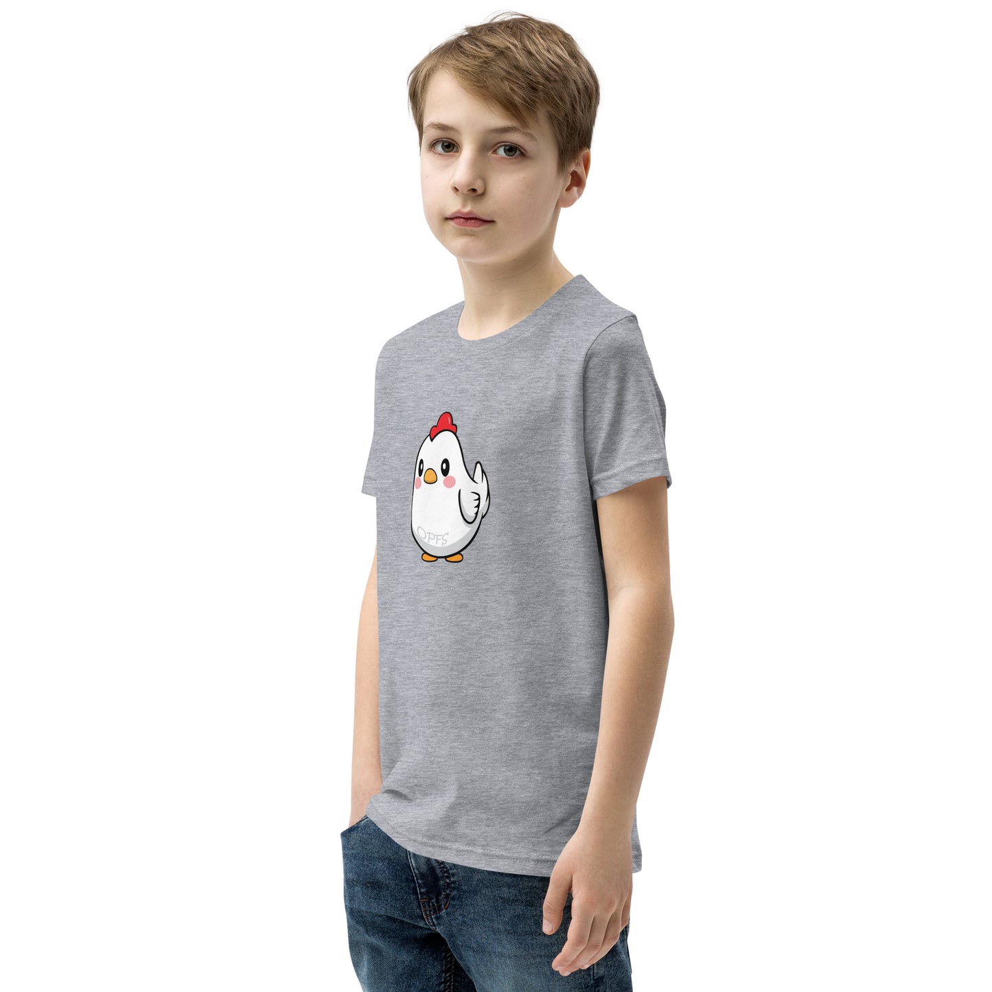 Youth Short Sleeve Cartoon Chick Tee