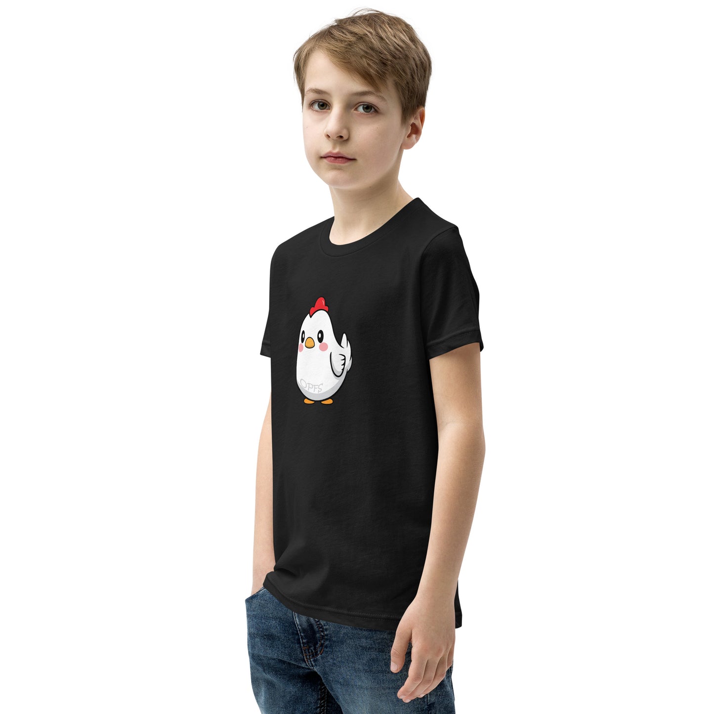 Youth Short Sleeve Cartoon Chick Tee