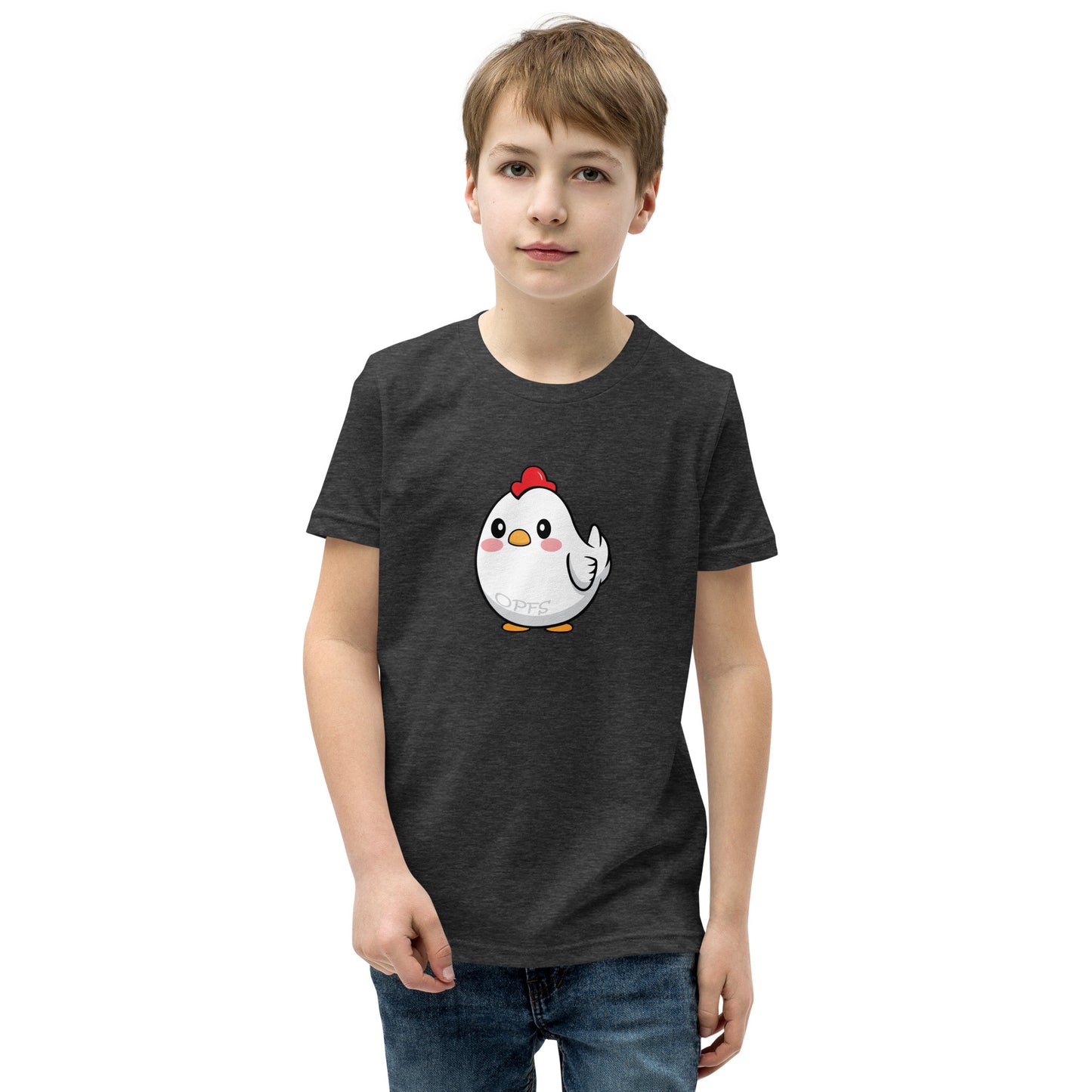 Youth Short Sleeve Cartoon Chick Tee