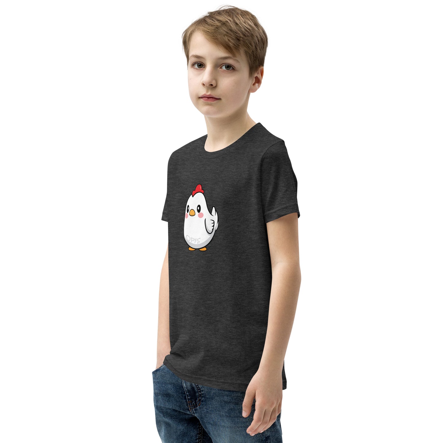 Youth Short Sleeve Cartoon Chick Tee