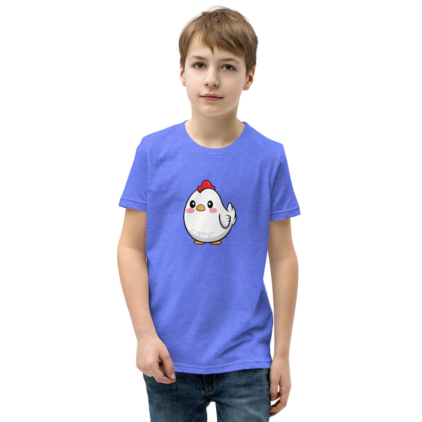 Youth Short Sleeve Cartoon Chick Tee