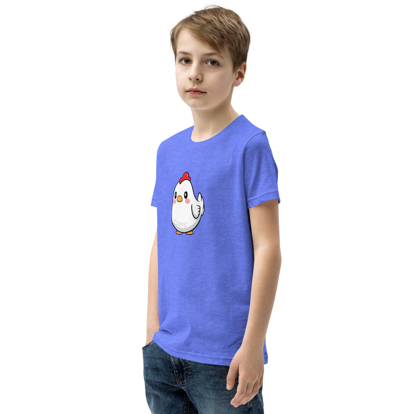 Youth Short Sleeve Cartoon Chick Tee