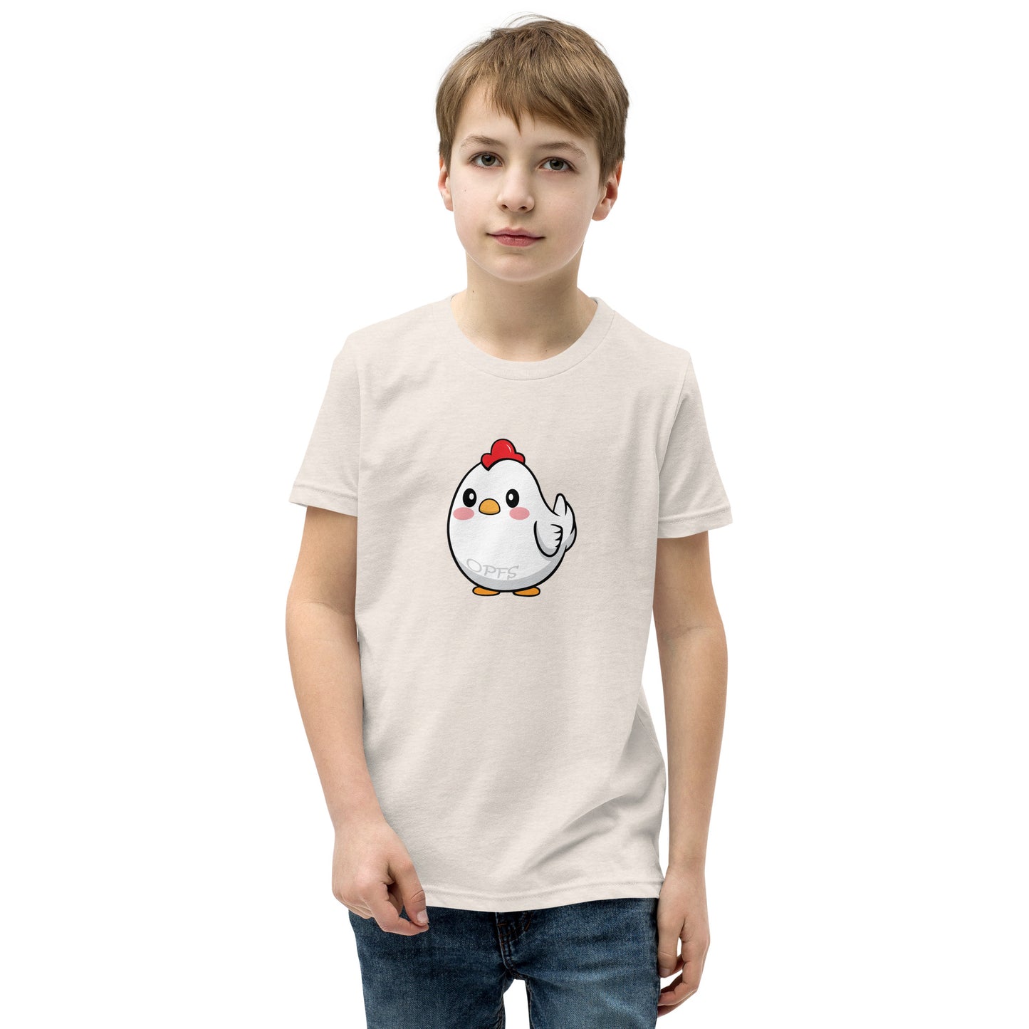 Youth Short Sleeve Cartoon Chick Tee