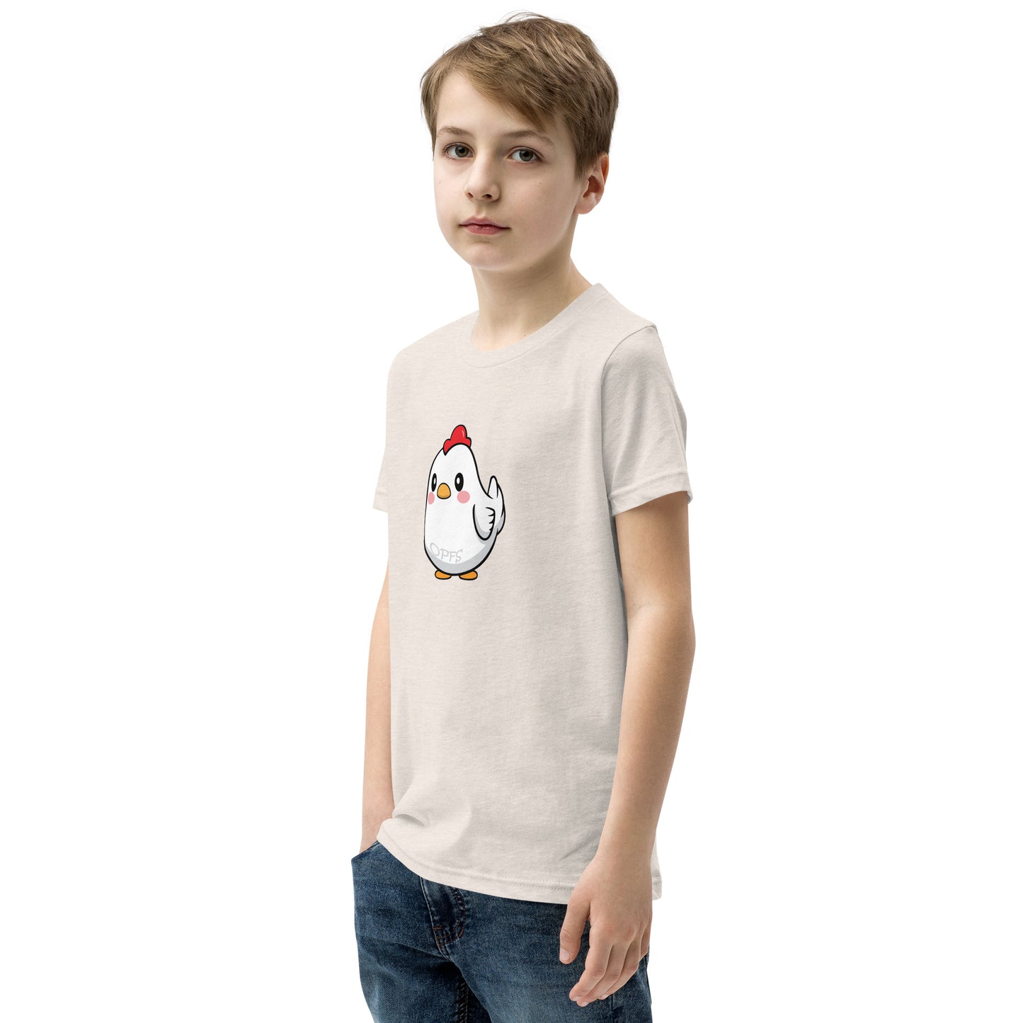 Youth Short Sleeve Cartoon Chick Tee