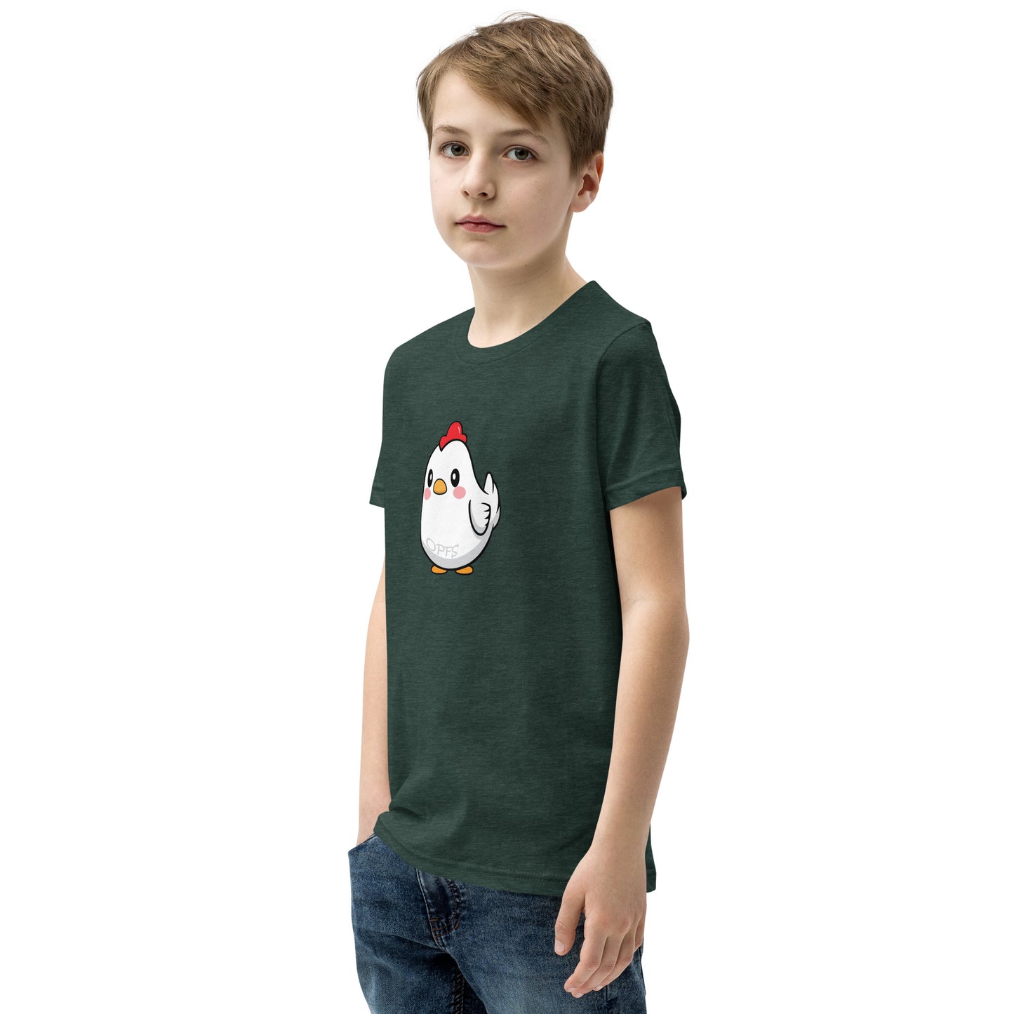 Youth Short Sleeve Cartoon Chick Tee