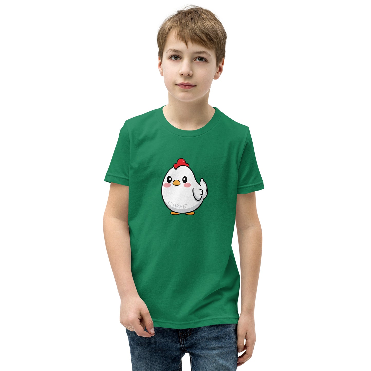 Youth Short Sleeve Cartoon Chick Tee