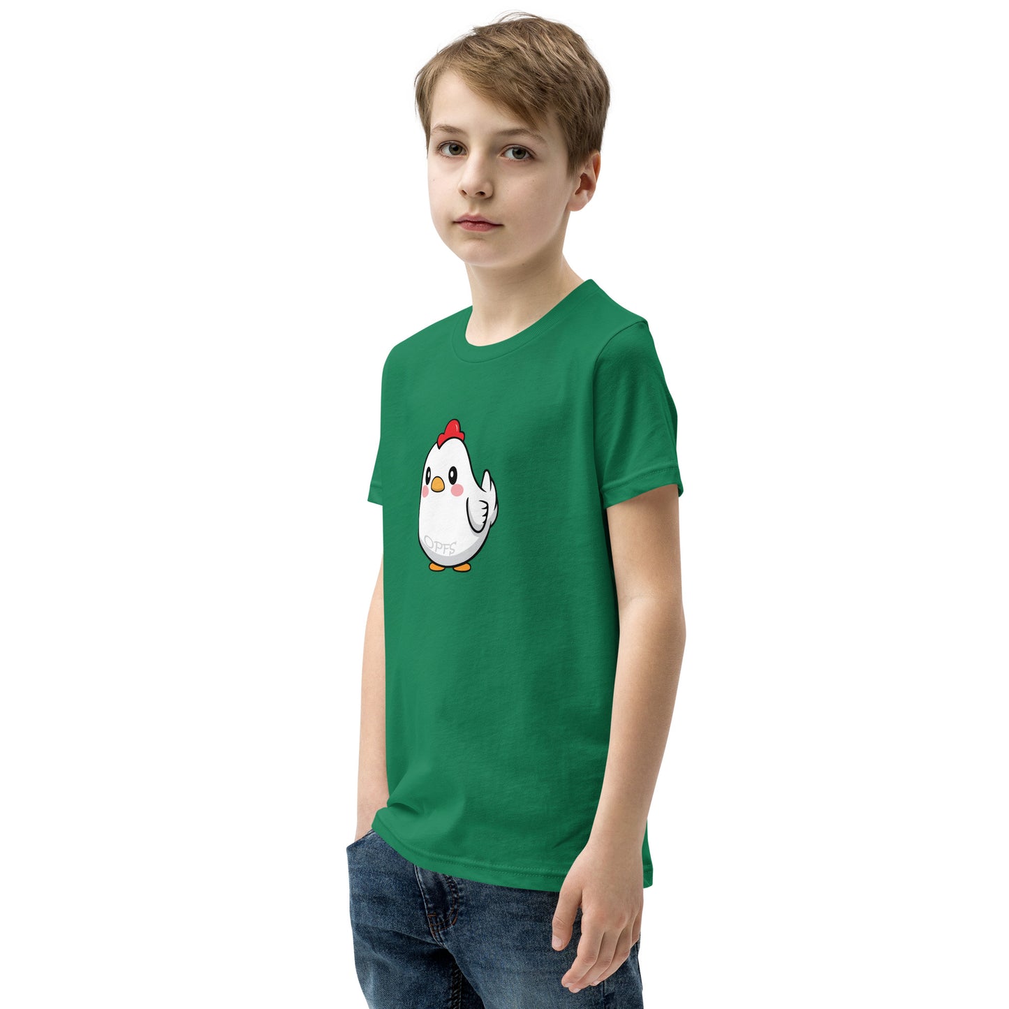 Youth Short Sleeve Cartoon Chick Tee