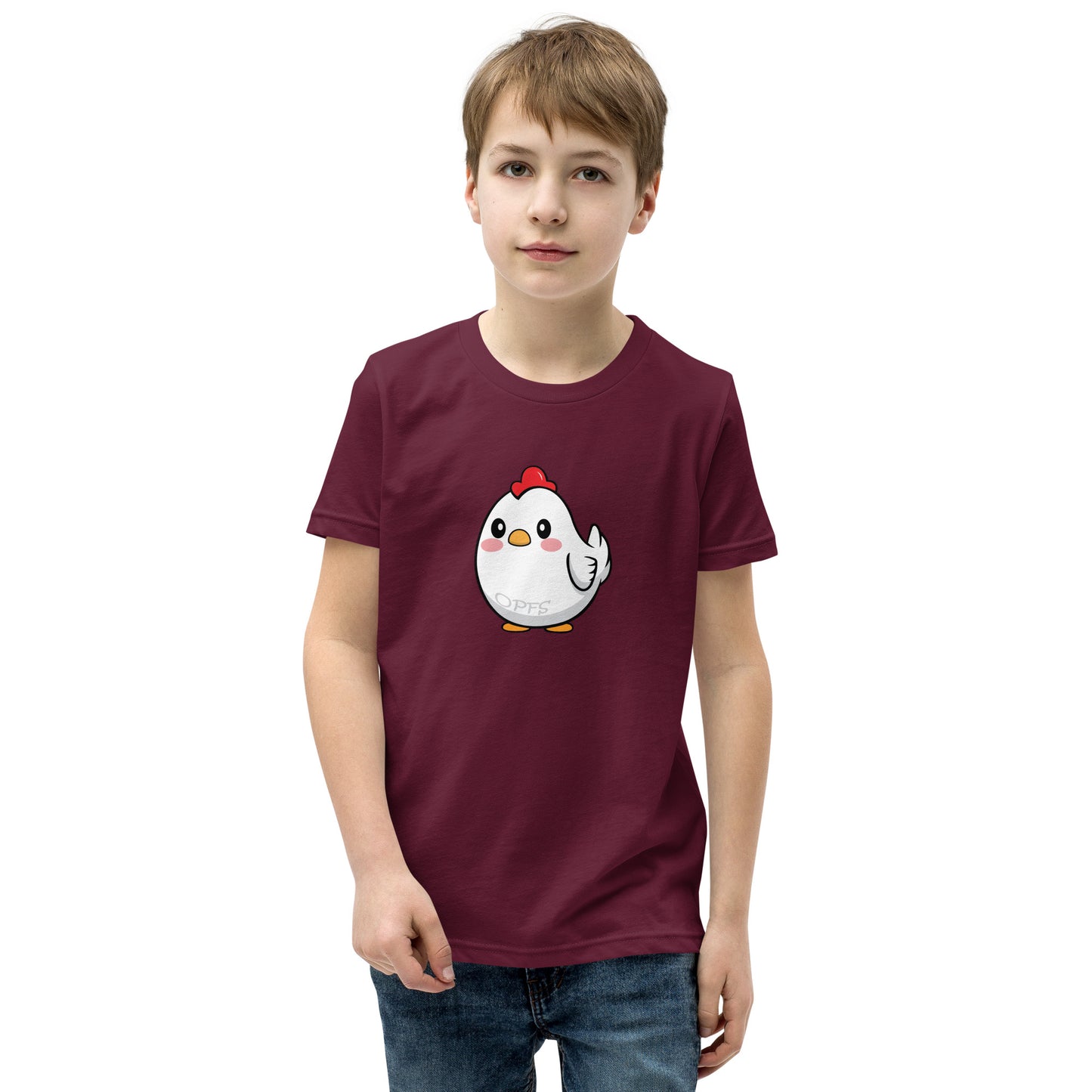 Youth Short Sleeve Cartoon Chick Tee
