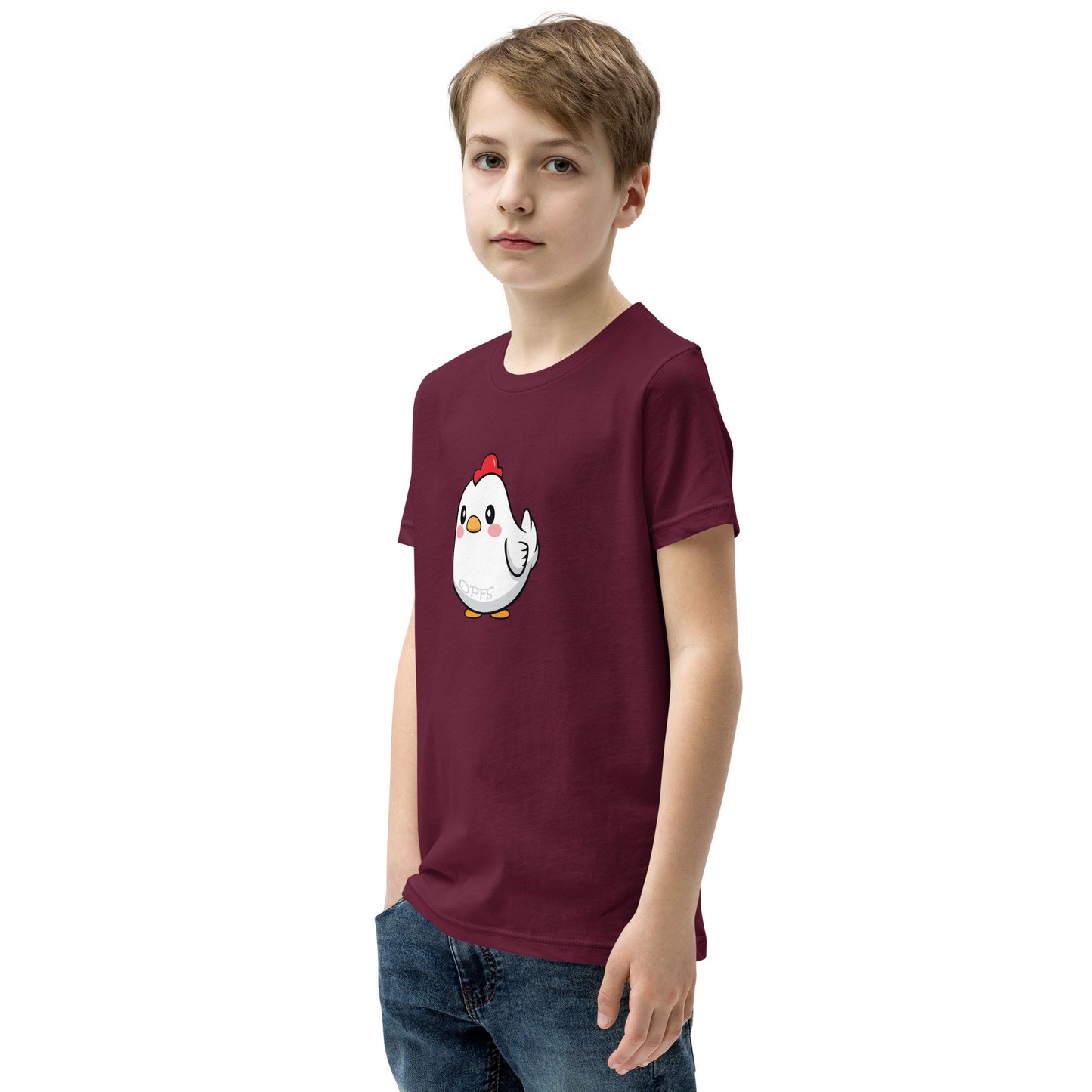 Youth Short Sleeve Cartoon Chick Tee