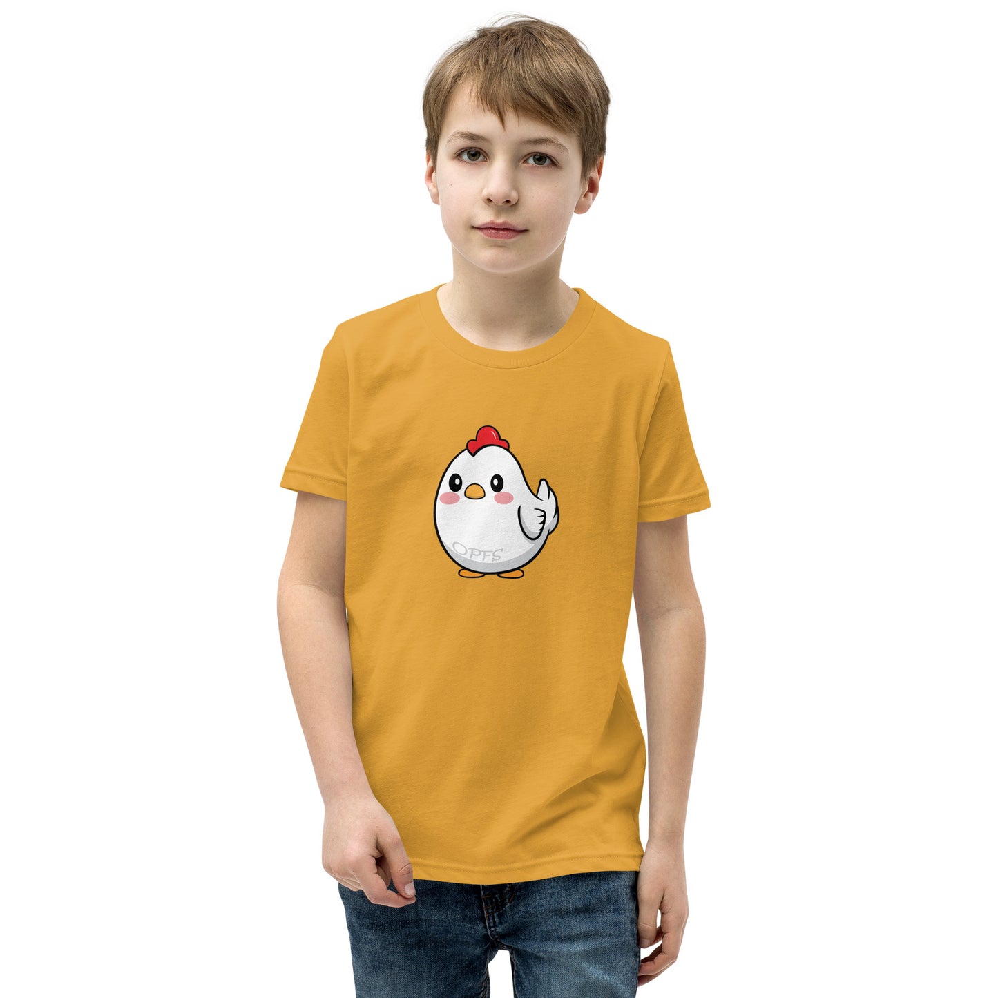Youth Short Sleeve Cartoon Chick Tee