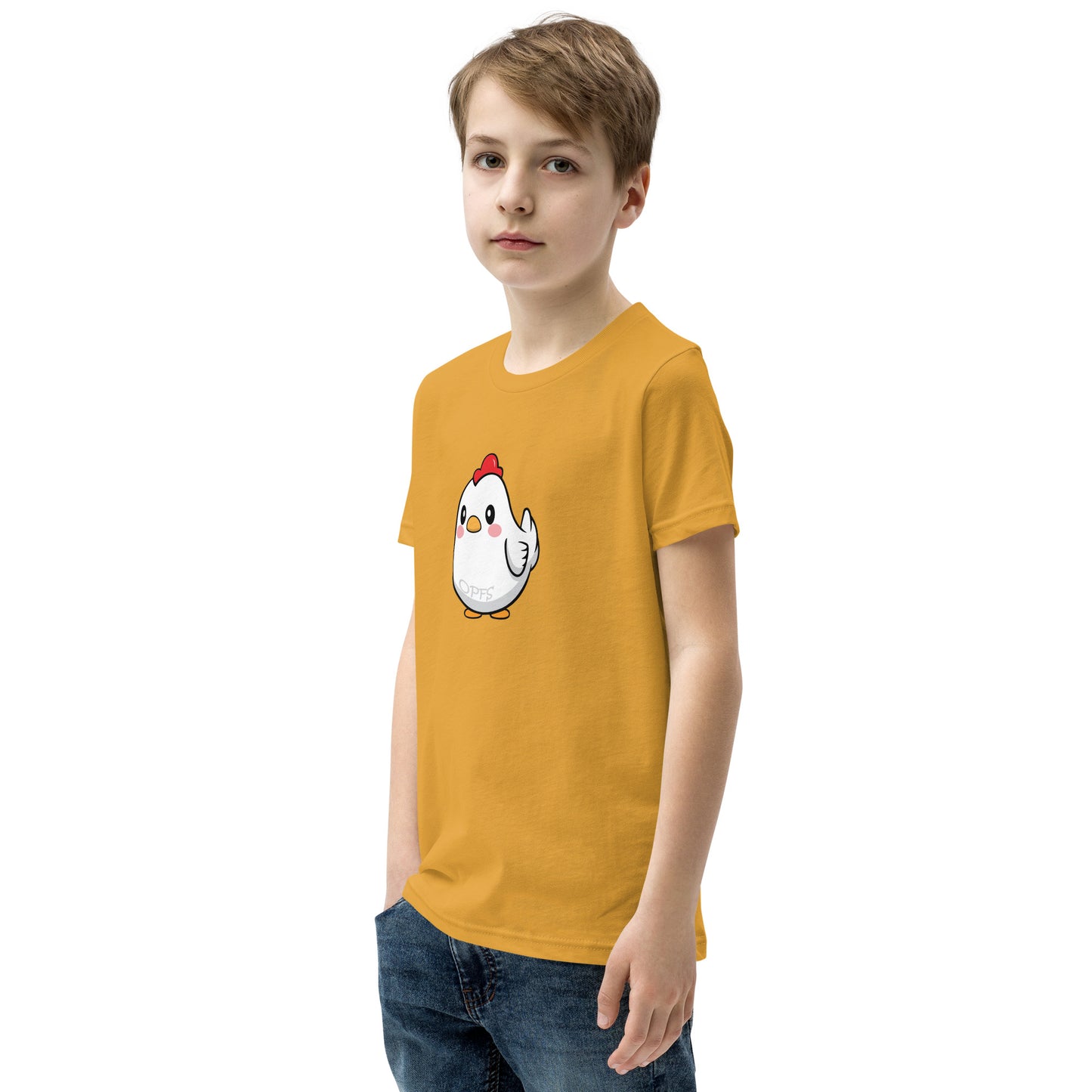 Youth Short Sleeve Cartoon Chick Tee