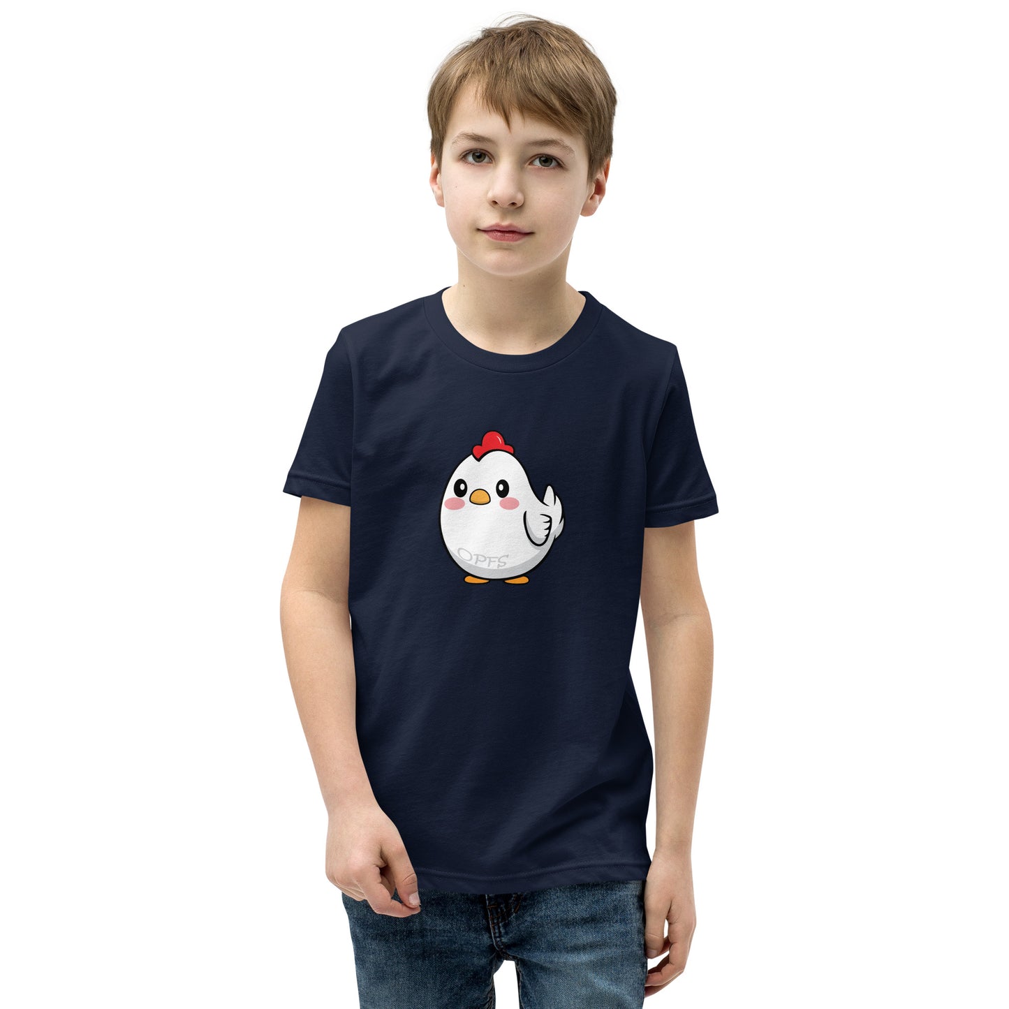 Youth Short Sleeve Cartoon Chick Tee