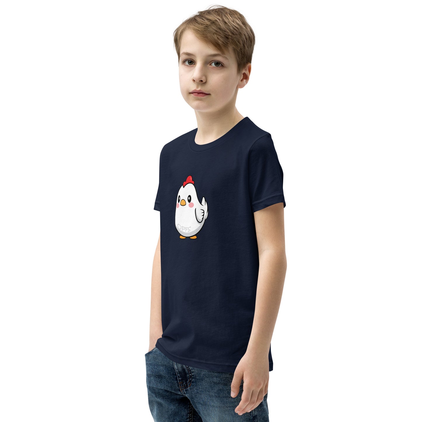 Youth Short Sleeve Cartoon Chick Tee