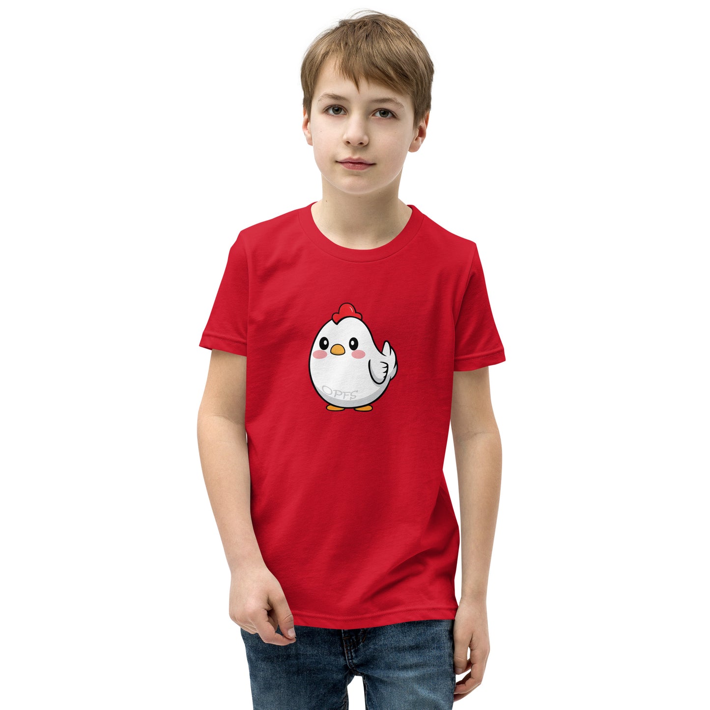 Youth Short Sleeve Cartoon Chick Tee