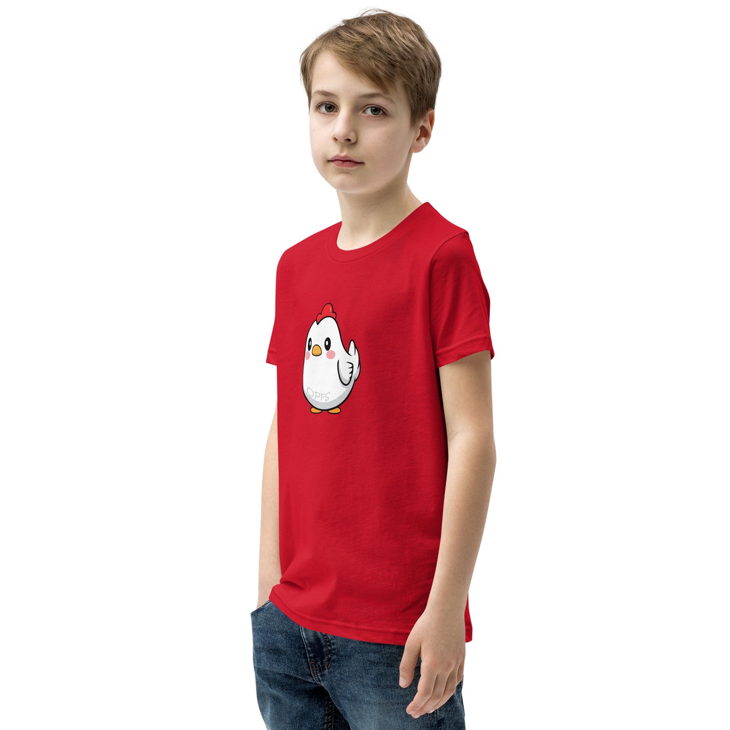 Youth Short Sleeve Cartoon Chick Tee