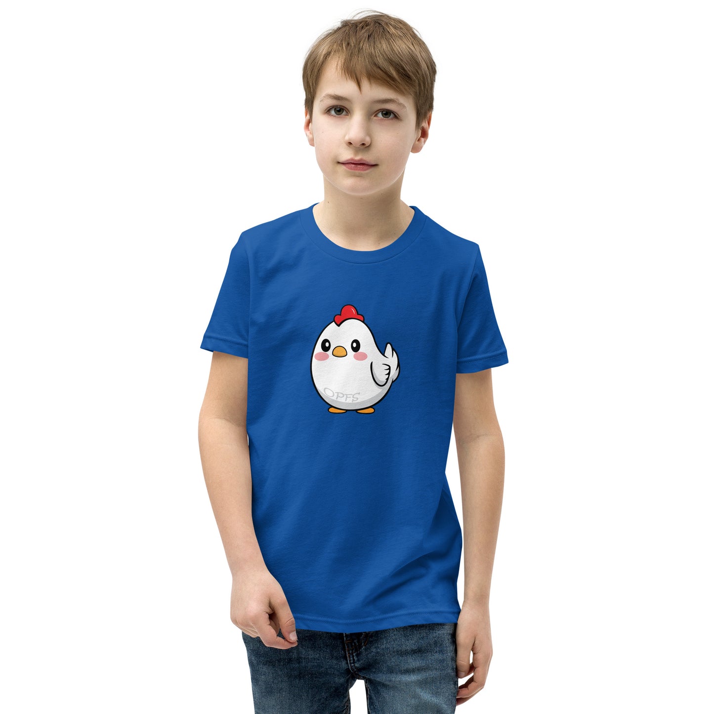 Youth Short Sleeve Cartoon Chick Tee