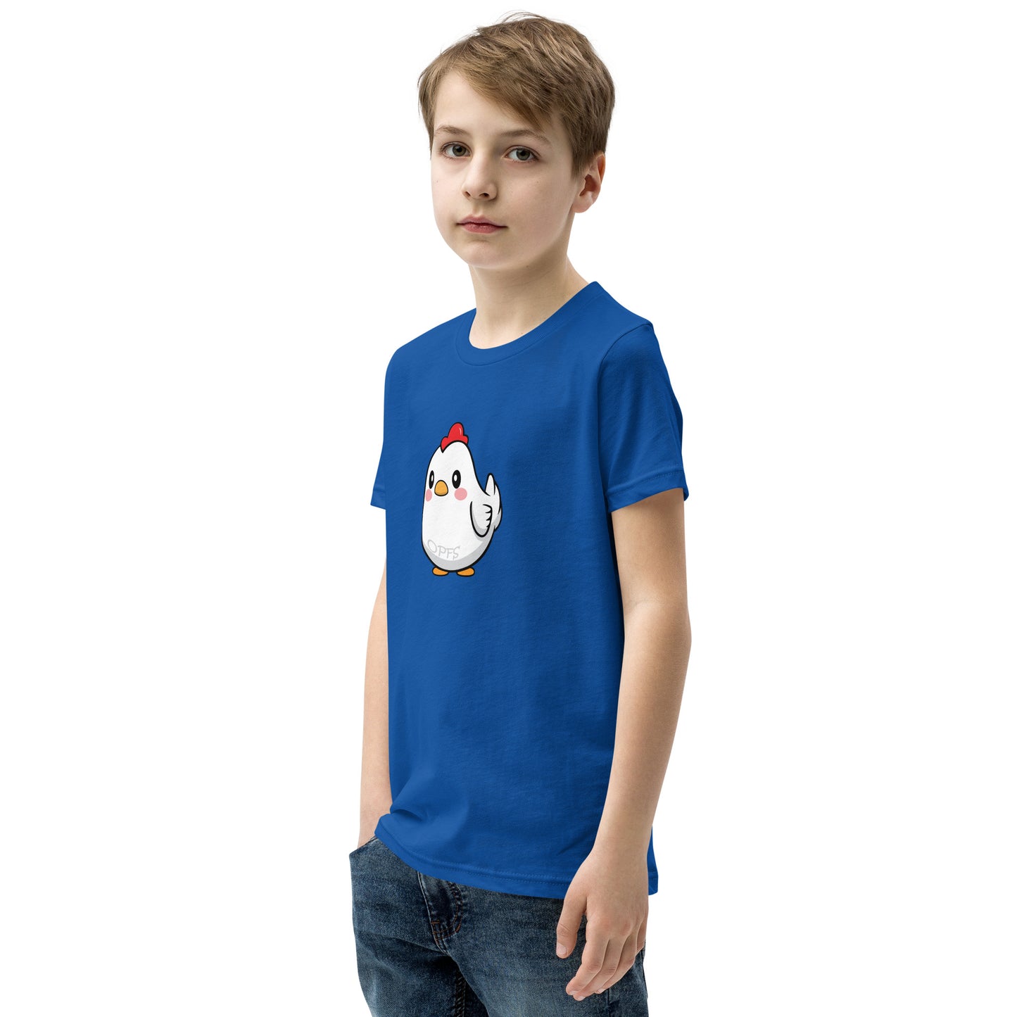 Youth Short Sleeve Cartoon Chick Tee