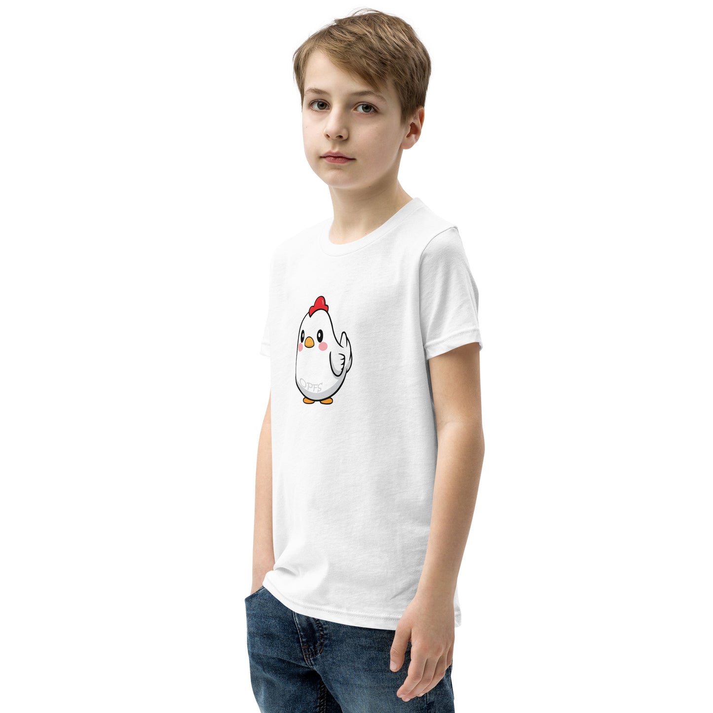 Youth Short Sleeve Cartoon Chick Tee